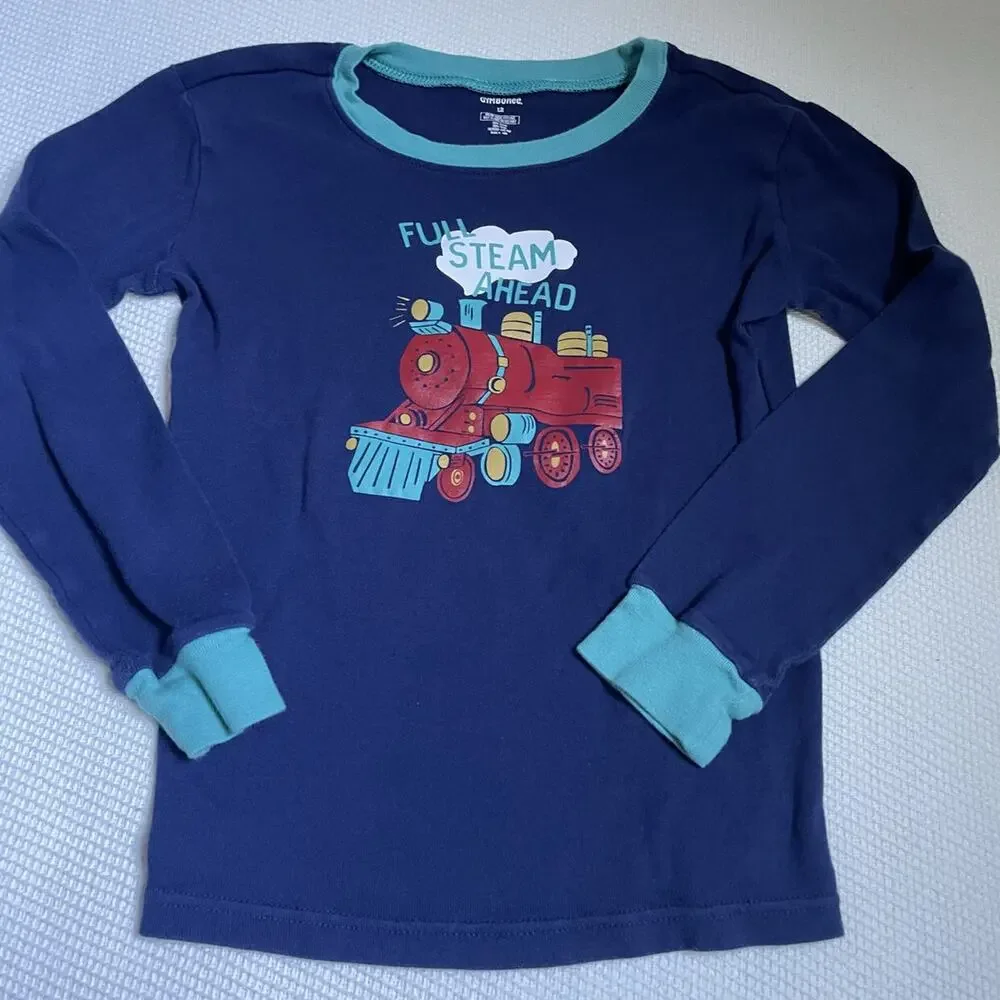 Gymboree Train Pajamas